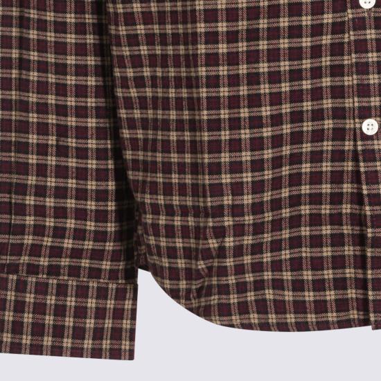 26FW 엔엔07 셔츠 2465465229 70L BORDEAUX CHECK - NN07