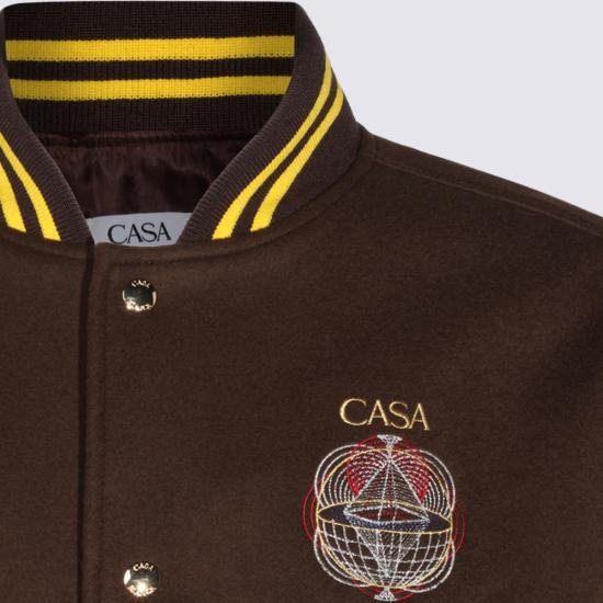 26FW 카사블랑카 자켓 MAW26OT258 01 BROWN - CASABLANCA