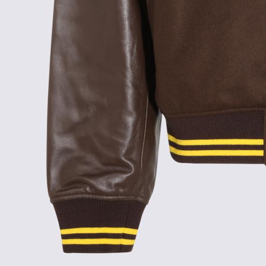 26FW 카사블랑카 자켓 MAW26OT258 01 BROWN - CASABLANCA