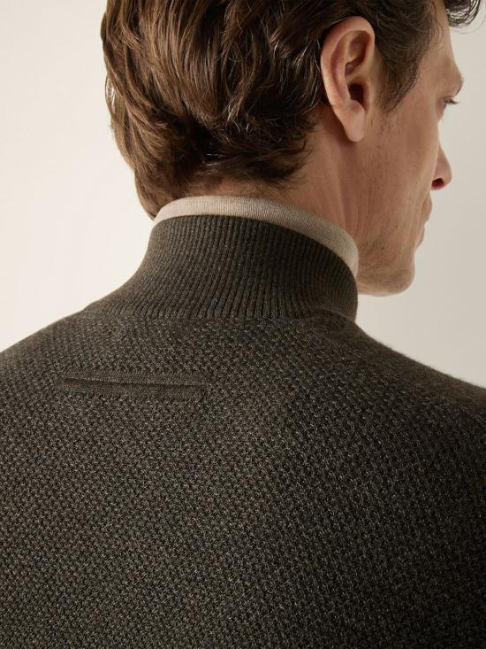 26FW 에르메네질도제냐 스웨터 UIJ26A4157 KV9 VERDE - ERMENEGILDO ZEGNA