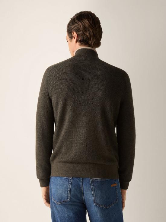 26FW 에르메네질도제냐 스웨터 UIJ26A4157 KV9 VERDE - ERMENEGILDO ZEGNA