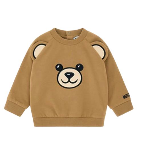 26FW 모스키노 긴팔 티셔츠 MUF06G LCA93 20351 BROWN