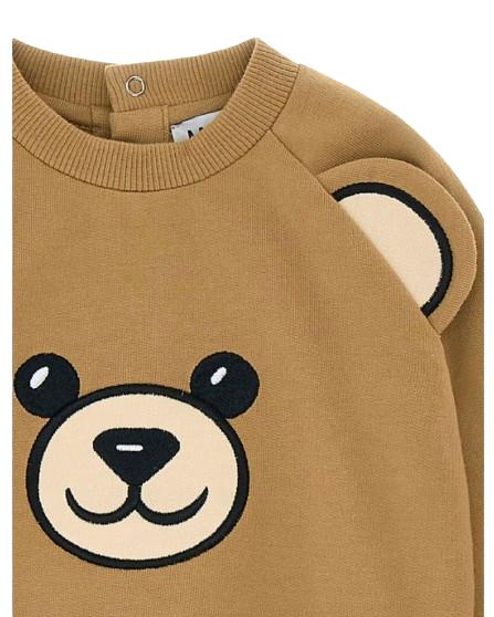 26FW 모스키노 긴팔 티셔츠 MUF06G LCA93 20351 BROWN - MOSCHINO