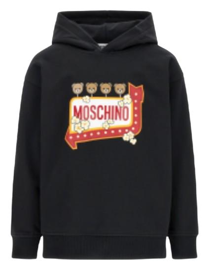 26FW 모스키노 긴팔 티셔츠 HMF098 LCA93 60100 BLACK
