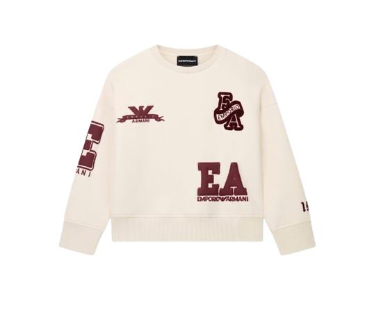 26FW [키즈] 알마니 니트/스웻셔츠 EB001389 AF10126 U1009 WHITE