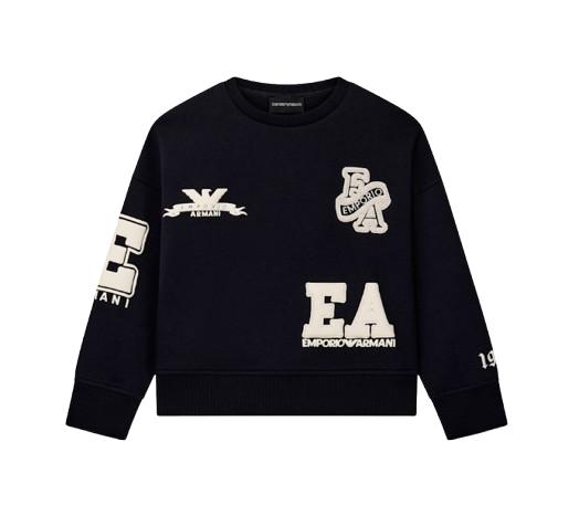 26FW [키즈] 알마니 니트/스웻셔츠 EB001389 AF10126 UB118 BLUE