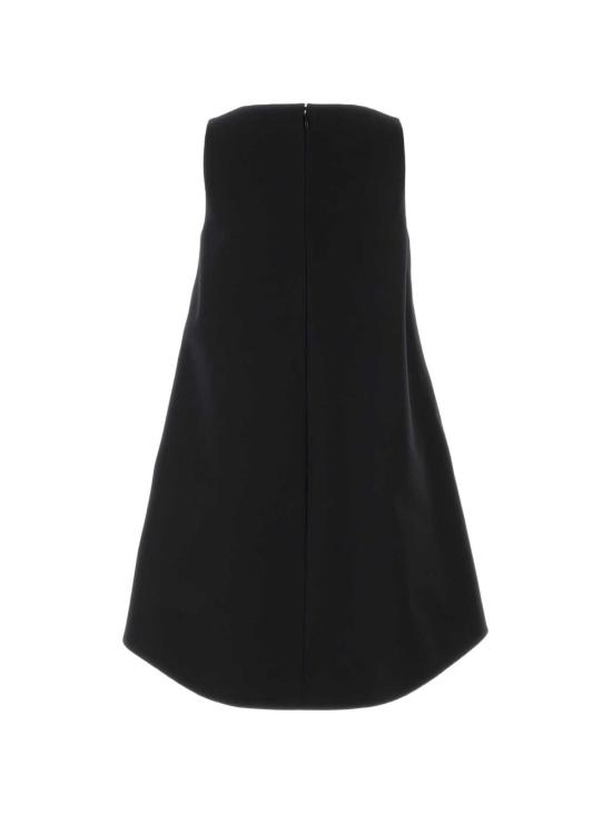 26FW 발렌시아가 A-라인 울 드레스 A009P3 TUT221000 BLACK - BALENCIAGA