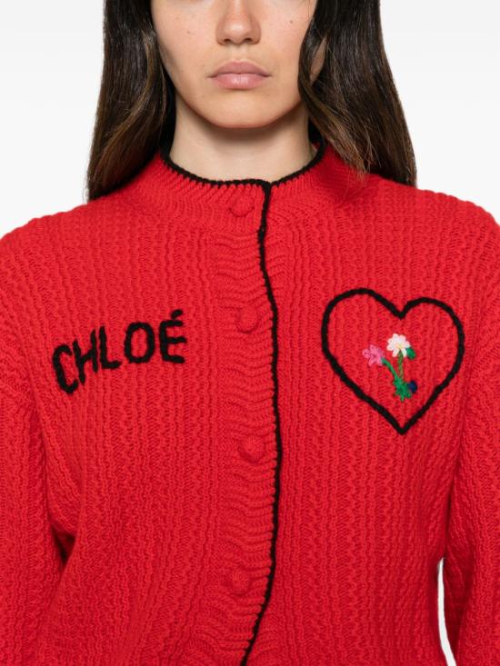 26FW 끌로에 자켓 CH26WMC12710 632 TULIP RED - CHLOE