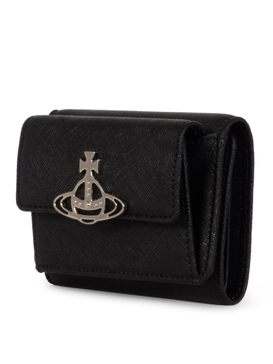 26FW 비비안웨스트우드 스몰 플랩 펄스 지갑 5115002UW L001NN401 BLACK - VIVIENNE WESTWOOD