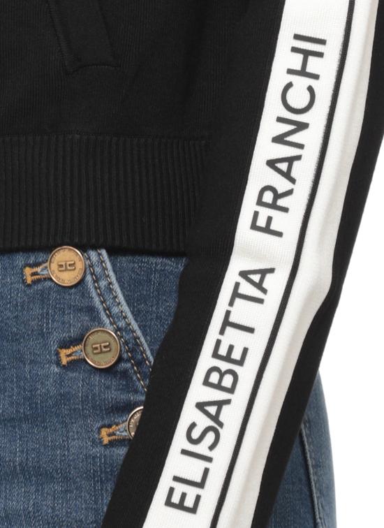 26FW 엘리자베타프랜치 스웨터 MK15S66E2 685 BLACK - ELISABETTA FRANCHI
