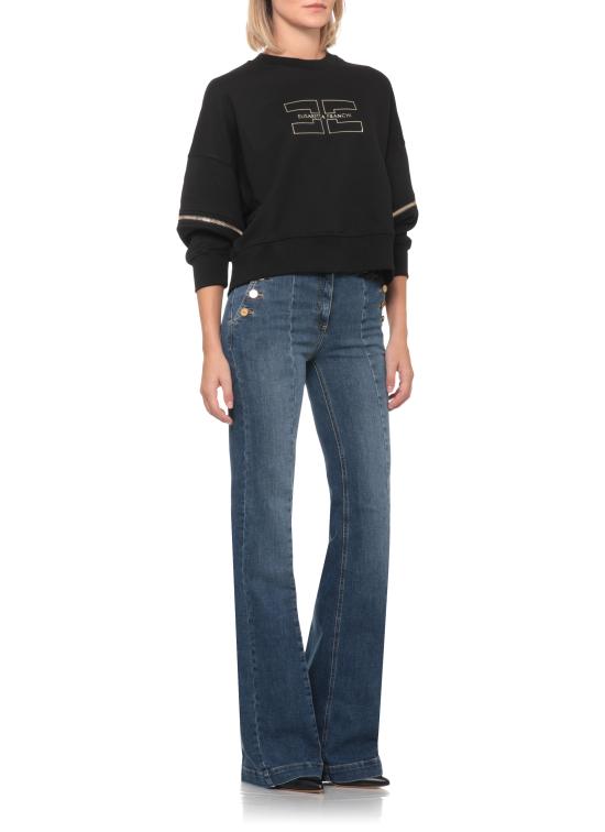 26FW 엘리자베타프랜치 스웨터 MD05P66E2 110 BLACK - ELISABETTA FRANCHI