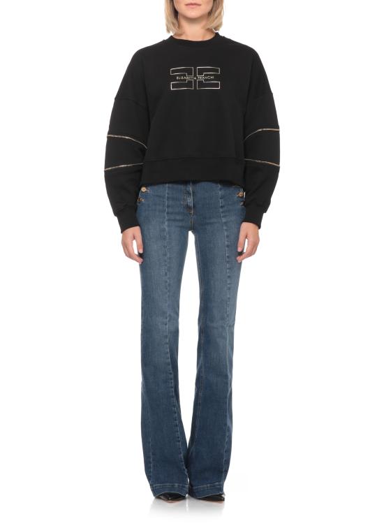 26FW 엘리자베타프랜치 스웨터 MD05P66E2 110 BLACK - ELISABETTA FRANCHI