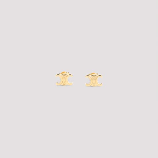 26FW 셀린느 트리옹프 스터드 브라스 이어링 461CY6BRA 35OR GOLD - CELINE