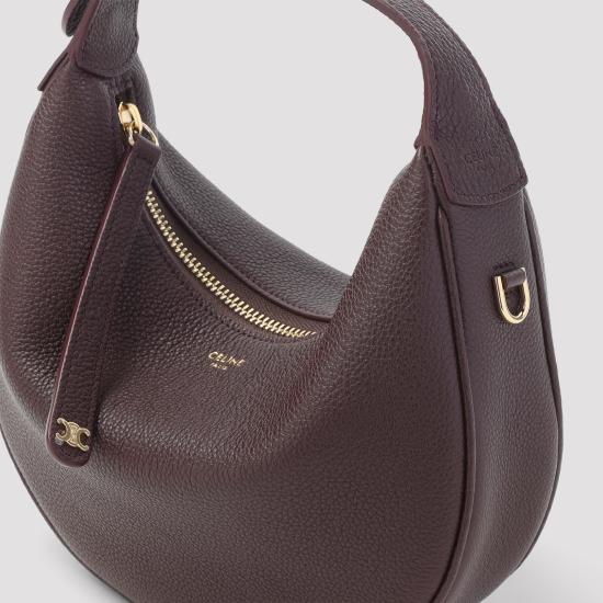 26FW 셀린느 그레인 카프스킨 셀린느 틴 룰루 백 120723ENY 28DG DEEP BURGUNDY - CELINE