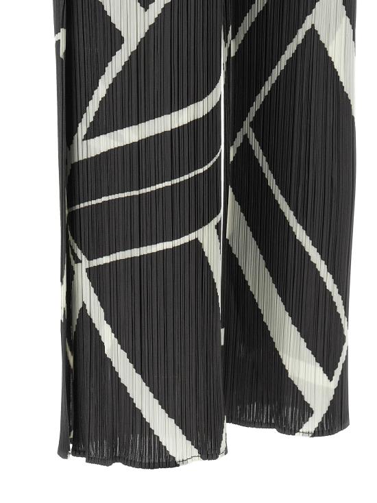 26FW 플리츠플리즈 스트레이트 팬츠 폴드 라인 팬츠 그레이 - PLEATS PLEASE