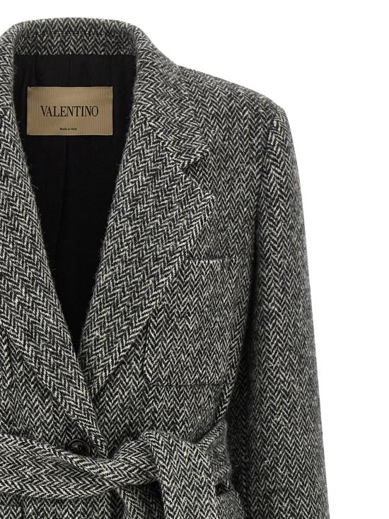 26FW 발렌티노 가라바니 코트 모시  및 트렌치  화이트/블랙 - VALENTINO GARAVANI