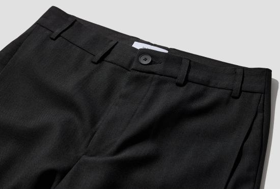 26FW LEA BOBERG 스트레이트 팬츠 DP 트라우저 - 더그데일 트로피컬 브리즈 / 블랙 플레인 트위스트 LB-3L - OTHER BRANDS