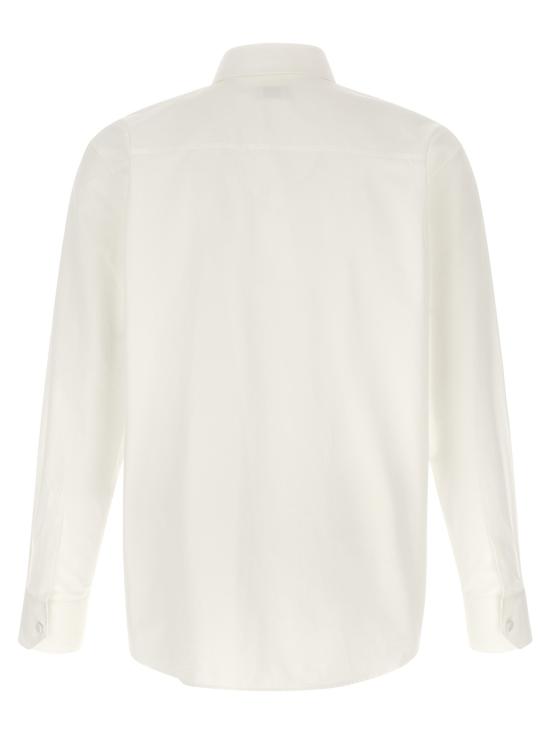 26FW 생로랑 셔츠 사토리얼 플라스트론  와 블라우스 화이트 - SAINT LAURENT