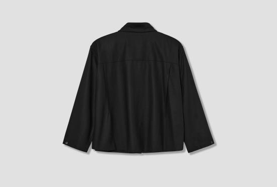 26FW LEA BOBERG 셔츠 SC  - 영국산 울 크레이프 / 블랙 LB-14A - OTHER BRANDS