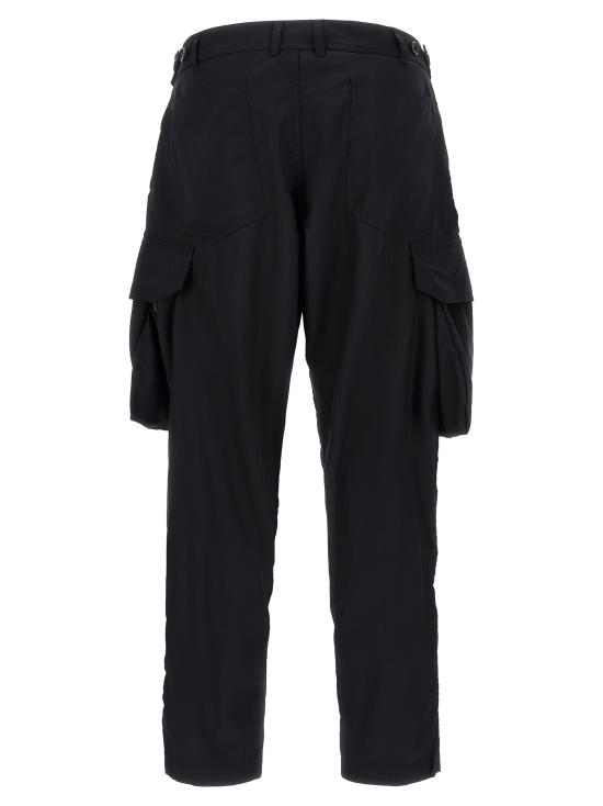 26FW 꼼데가르송 스트레이트 팬츠 핀스트라이프 카고 팬츠 (블루) - COMME DES GARCONS