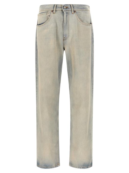 26FW MM6 메종마르지엘라 데님 팬츠 숫자 서명 Mm6 청바지 연한 파란색