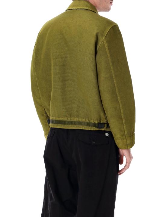 26FW 스톤 아일랜드 덴스 옥스포드 나일론 TC 패딩 스탠드 칼라 자켓 S154100035S0442 V005R CACTUS - STONE ISLAND