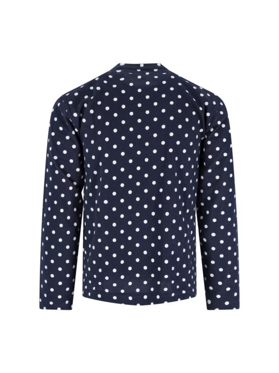 26FW 꼼데가르송 긴팔 티셔츠 AX T166 051 2 BLUE - COMME DES GARCONS