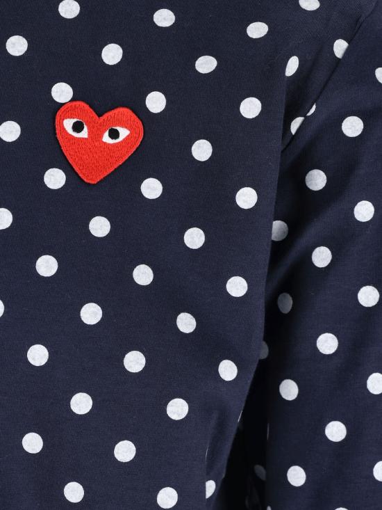 26FW 꼼데가르송 긴팔 티셔츠 AX T166 051 2 BLUE - COMME DES GARCONS