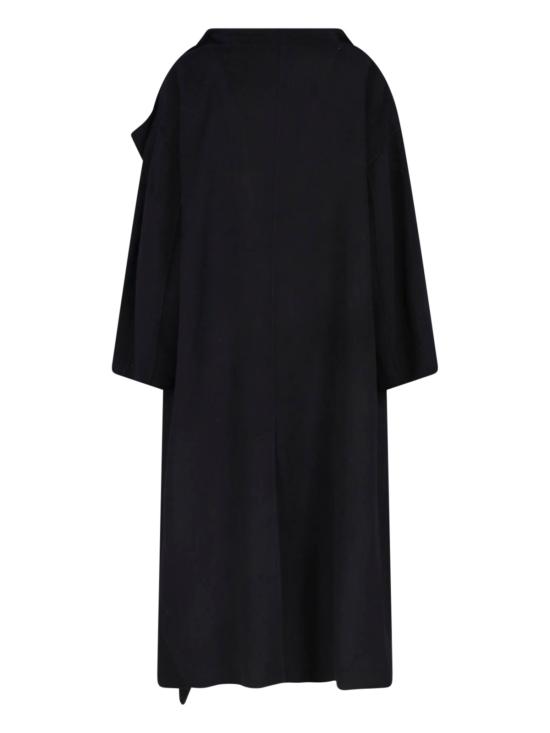 26FW 더프랭키샵 자켓 LEROY FUNNEL NECK WOOL COAT BLACK - THE FRANKIE SHOP