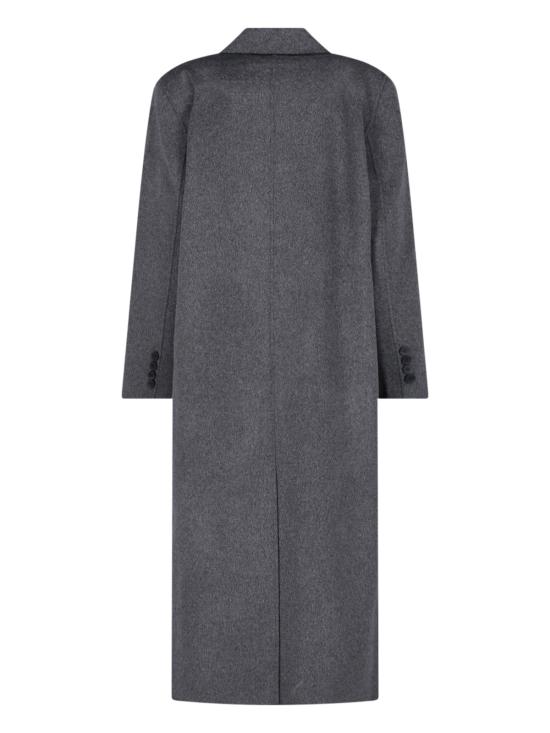 26FW 더프랭키샵 GAIA 가이아 더블 브레스티드 코트 GAIA DOUBLE BREASTED COAT DARK GREY MELANGE - THE FRANKIE SHOP
