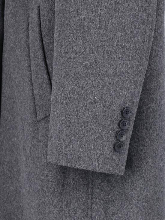 26FW 더프랭키샵 GAIA 가이아 더블 브레스티드 코트 GAIA DOUBLE BREASTED COAT DARK GREY MELANGE - THE FRANKIE SHOP