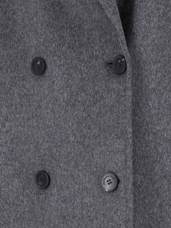 26FW 더프랭키샵 GAIA 가이아 더블 브레스티드 코트 GAIA DOUBLE BREASTED COAT DARK GREY MELANGE - THE FRANKIE SHOP