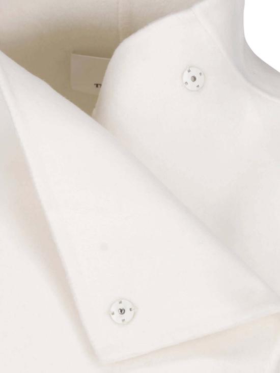 26FW 더프랭키샵 자켓 LEROY FUNNEL NECK WOOL COAT WHITE - THE FRANKIE SHOP