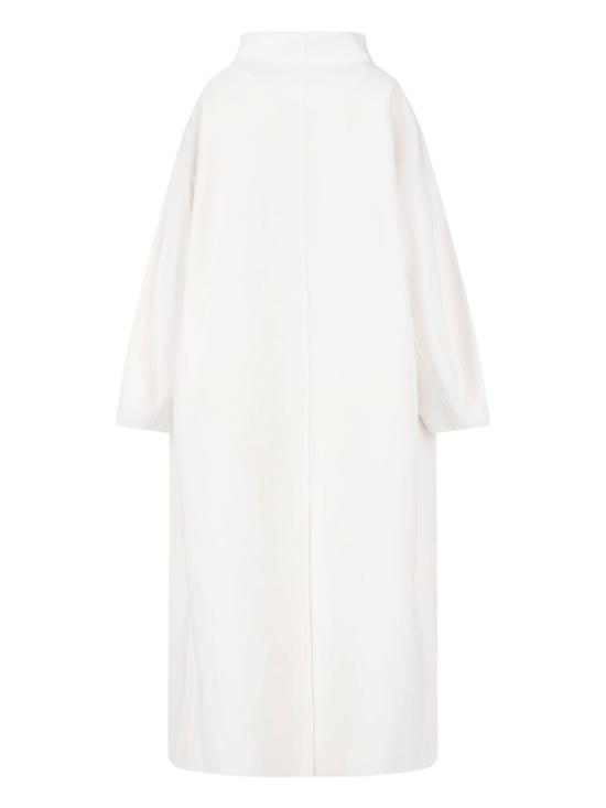26FW 더프랭키샵 자켓 LEROY FUNNEL NECK WOOL COAT WHITE - THE FRANKIE SHOP