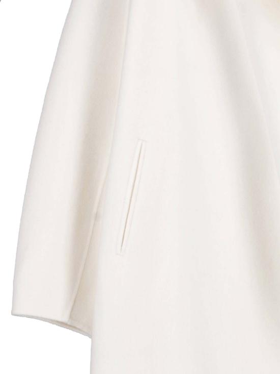 26FW 더프랭키샵 자켓 LEROY FUNNEL NECK WOOL COAT WHITE - THE FRANKIE SHOP