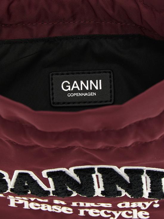  가니 토트백 LDB301035208H BURGUNDY - GANNI