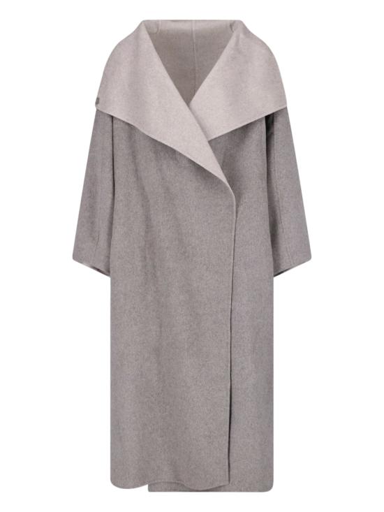 26FW 더프랭키샵 자켓 LEROY REVERSIBLE FUNNEL NECK WOOL COAT BEIGE GREY - THE FRANKIE SHOP