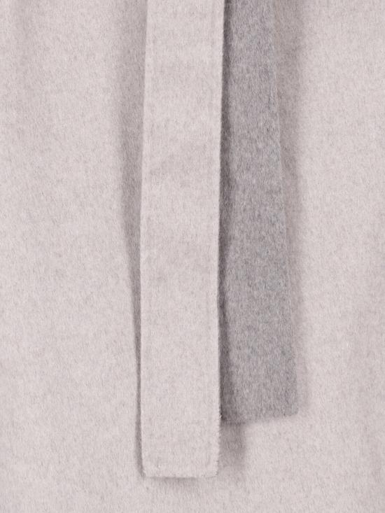 26FW 더프랭키샵 자켓 LEROY REVERSIBLE FUNNEL NECK WOOL COAT BEIGE GREY - THE FRANKIE SHOP