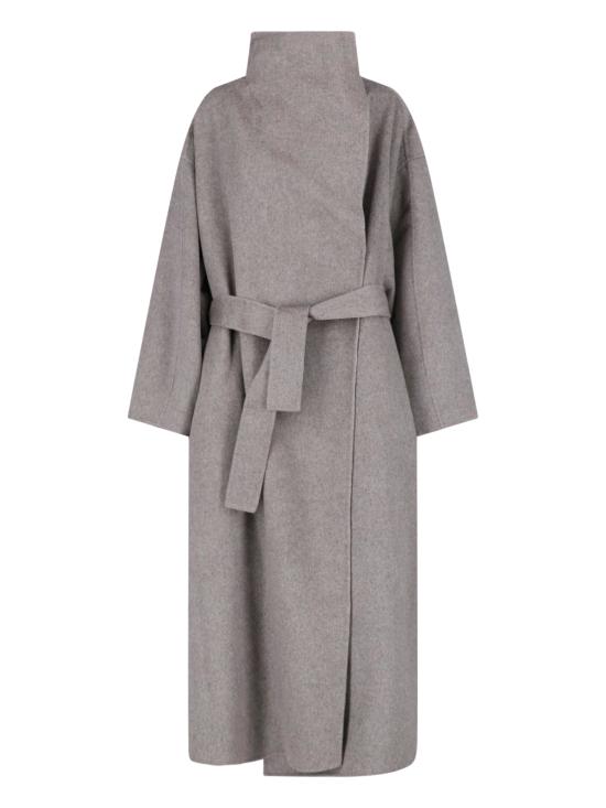 26FW 더프랭키샵 자켓 LEROY REVERSIBLE FUNNEL NECK WOOL COAT BEIGE GREY