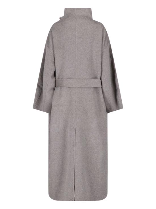 26FW 더프랭키샵 자켓 LEROY REVERSIBLE FUNNEL NECK WOOL COAT BEIGE GREY - THE FRANKIE SHOP