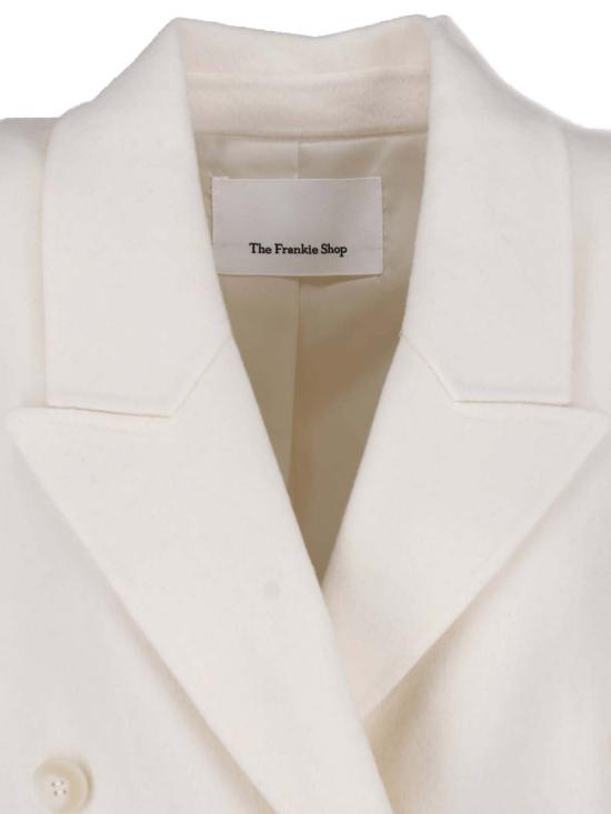 26FW 더프랭키샵 GAIA 가이아 더블 브레스티드 코트 GAIA DOUBLE BREASTED COAT IVORY WHITE - THE FRANKIE SHOP