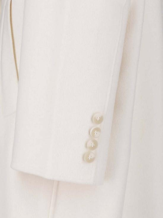 26FW 더프랭키샵 GAIA 가이아 더블 브레스티드 코트 GAIA DOUBLE BREASTED COAT IVORY WHITE - THE FRANKIE SHOP
