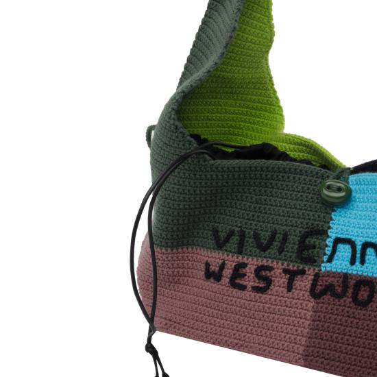 26FW 비비안웨스트우드 엘리 크로셰 패치워크 숄더백 46020019U K007PO105 MULTICOLOR - VIVIENNE WESTWOOD