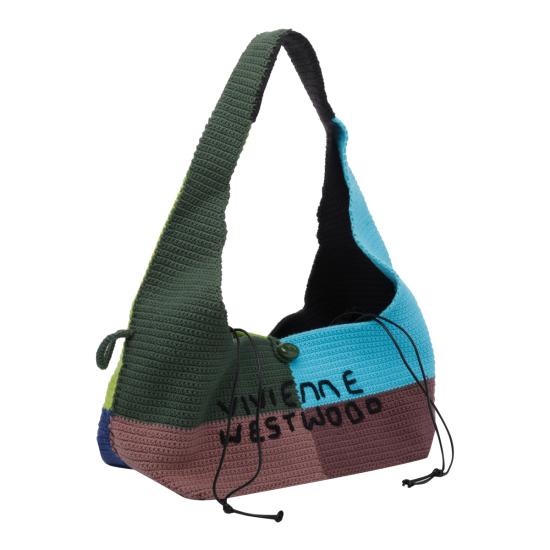 26FW 비비안웨스트우드 엘리 크로셰 패치워크 숄더백 46020019U K007PO105 MULTICOLOR - VIVIENNE WESTWOOD