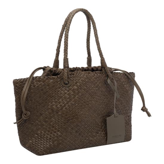 26FW 이벨리브 토트백 BAZIKA MOKA BROWN - IBELIV