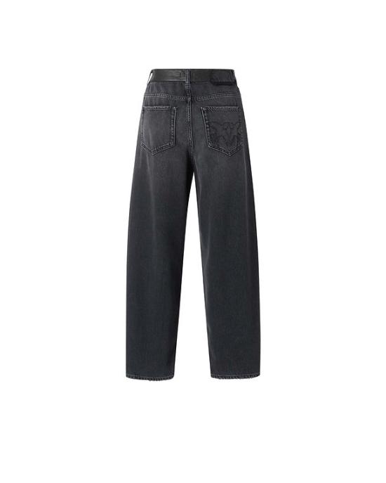 26FW 핑코 데님 팬츠 103857A3GW PJ4 BLACK SCURO - PINKO