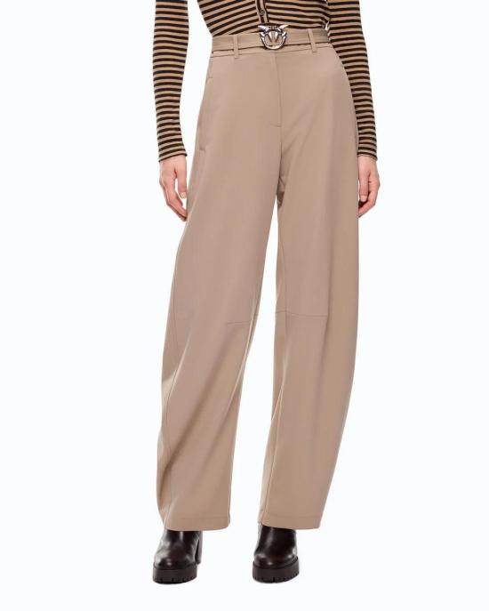 26FW 핑코 팬츠 107201A18E L13 BEIGE OLIVA LUCIDO - PINKO