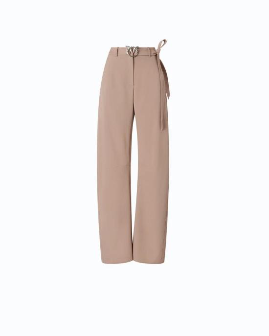 26FW 핑코 팬츠 107201A18E L13 BEIGE OLIVA LUCIDO