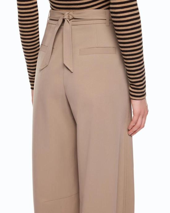 26FW 핑코 팬츠 107201A18E L13 BEIGE OLIVA LUCIDO - PINKO