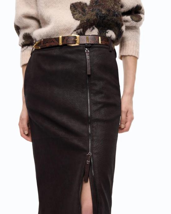 26FW 핑코 미디 스커트 107806A3MD M04 MARRONE - PINKO